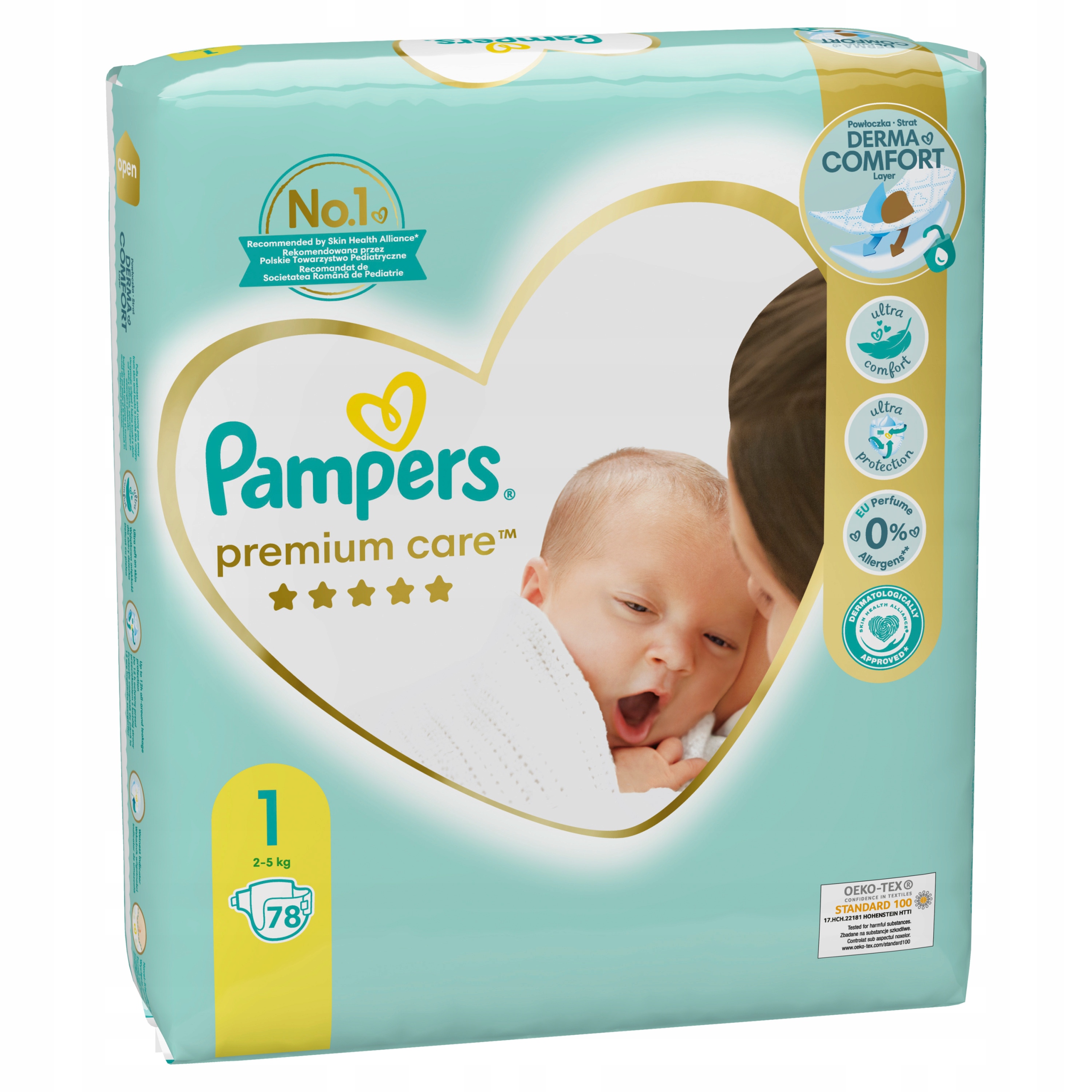 pampers procare pieluchy dla dzieci rozmiar 1