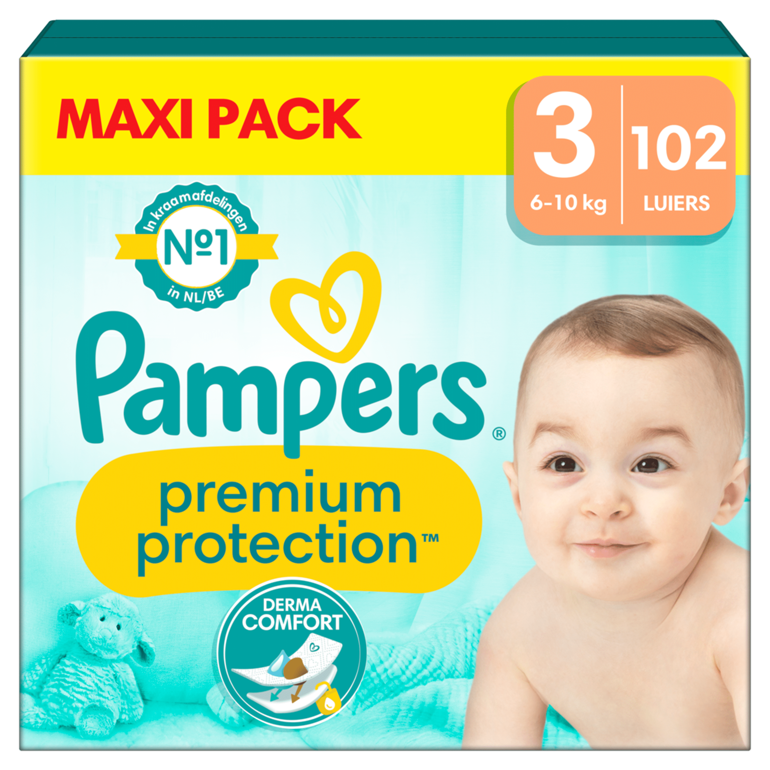 pampers 132 pack 4