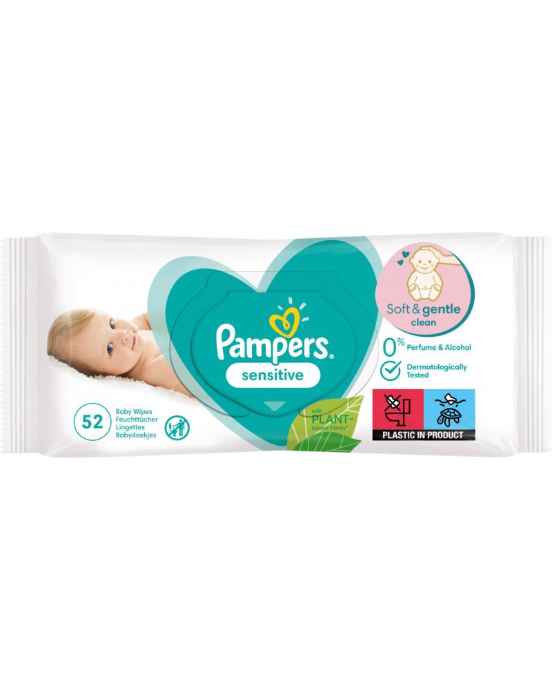 chusteczki pampers sensitive 1x56