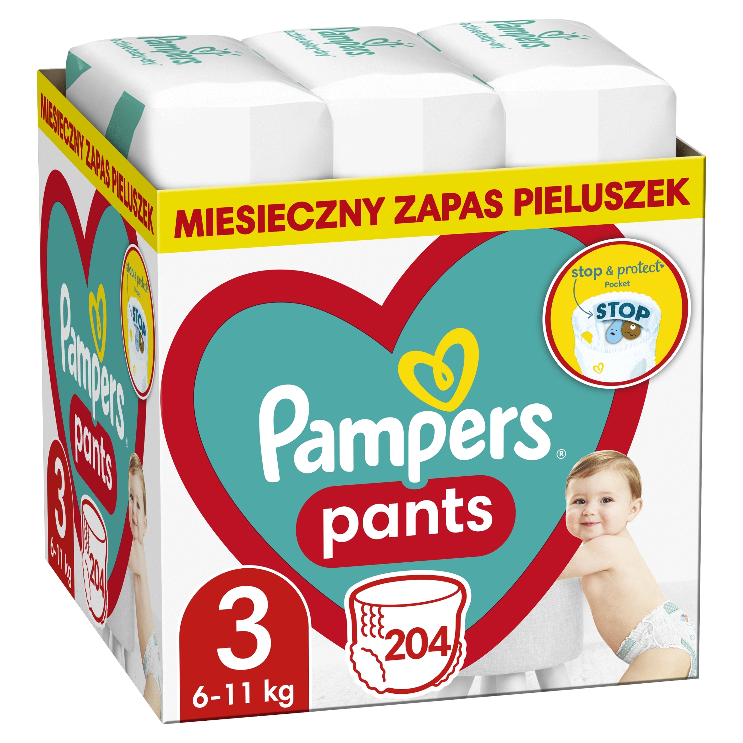 pampers 3 108szt