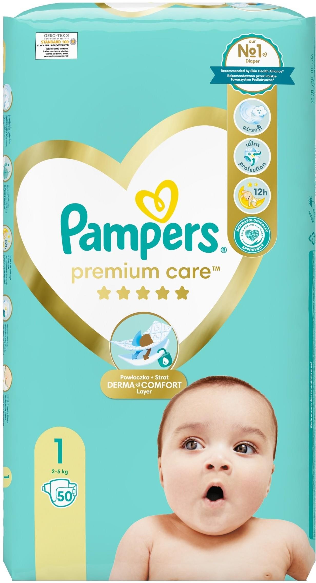 pampers gdzie przód