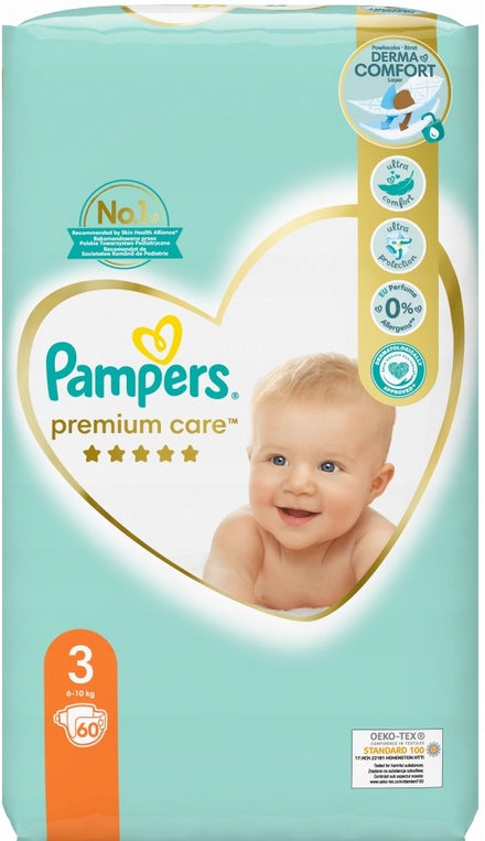 ieluszki pampers premium care rozmiar 1 2-5kg 22 szt