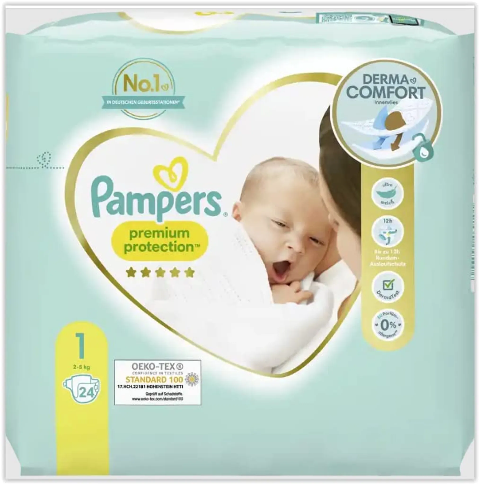 pieluchy pampers 1 z wycięciem na pępek