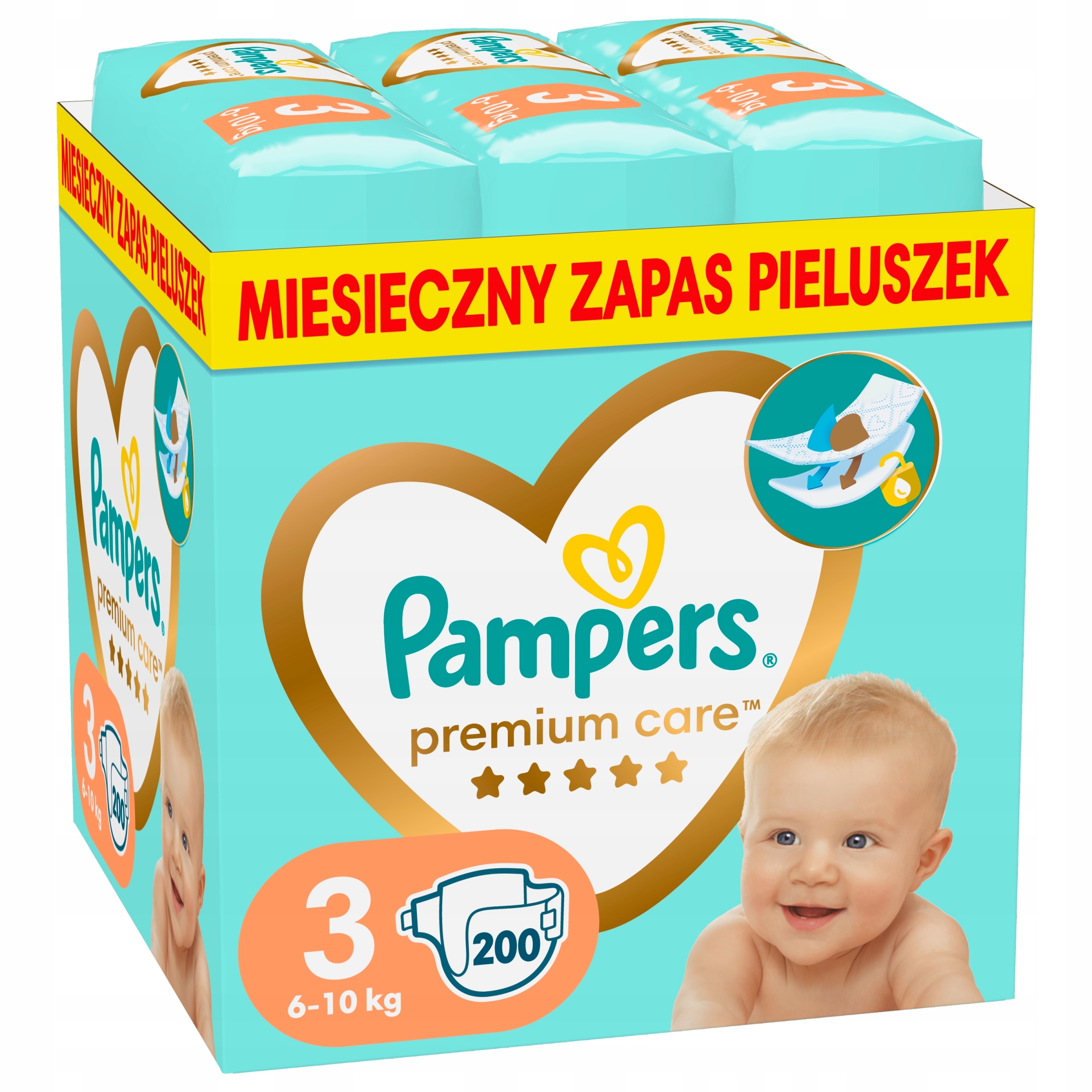 pampers premium care 6 78 szt