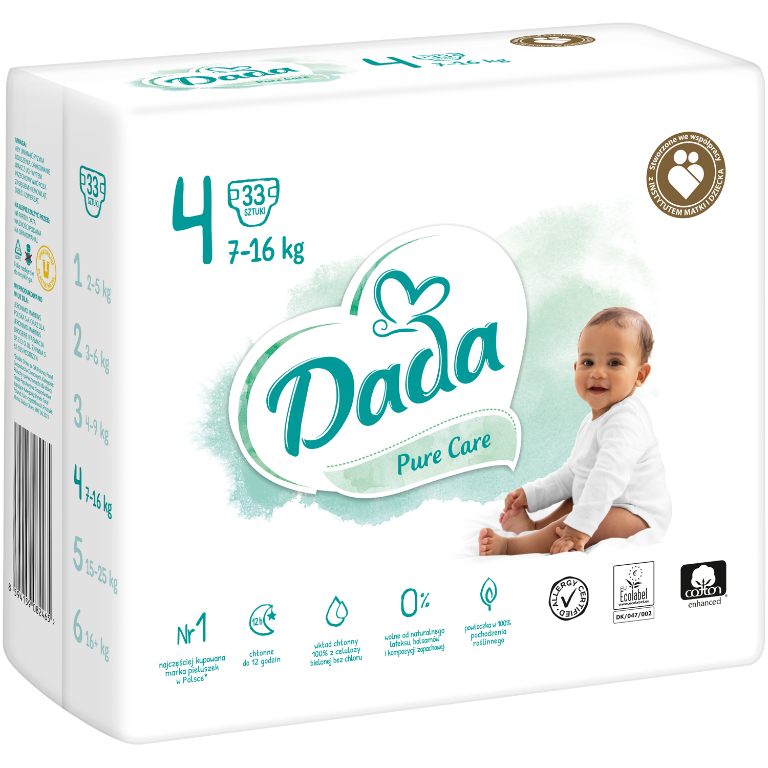 przedzial dada pampers