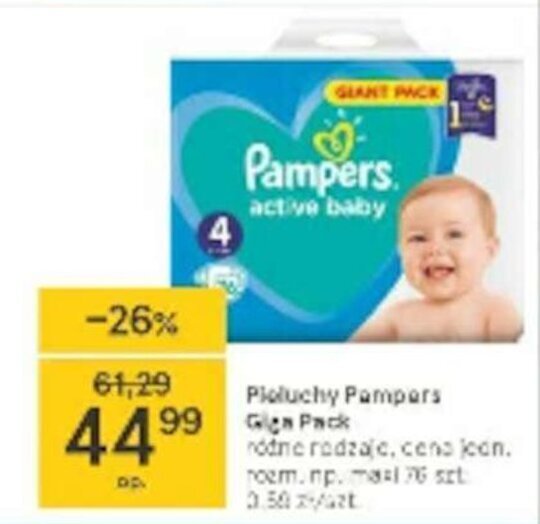 chusteczki pampers new baby snsitive