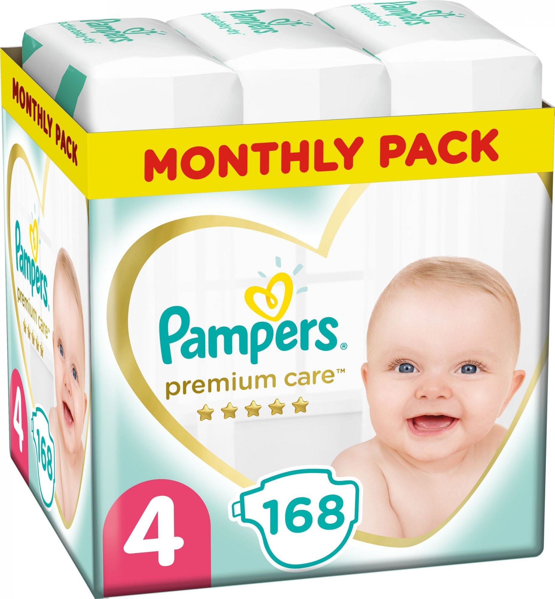 pampers active baby pieluchy rozmiar 4 maxi mounth opack