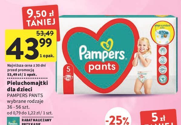 allegro pieluchy pampers 5