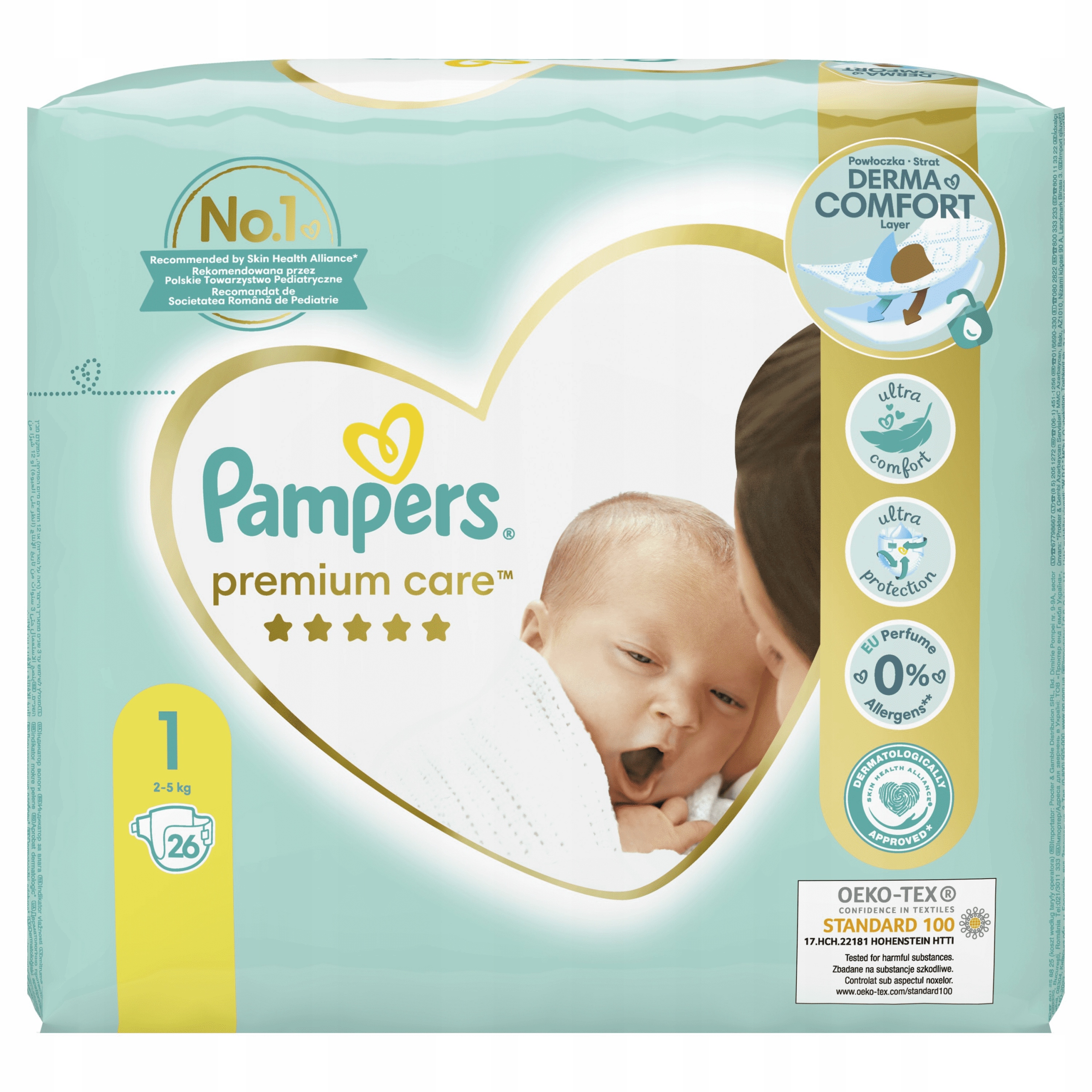 pampers premium care pieluchy 4 maxi 9-14kg 52szt