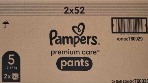 pampers waga