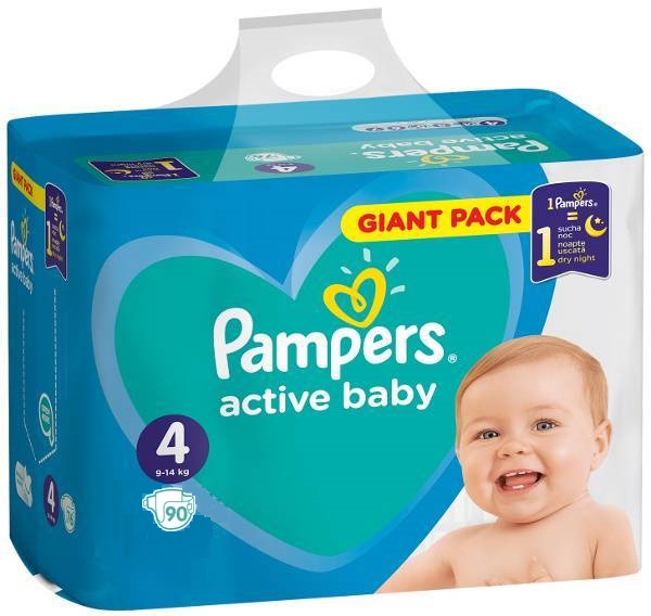 pieluchomajtki pampers 4 plaster z tyłu