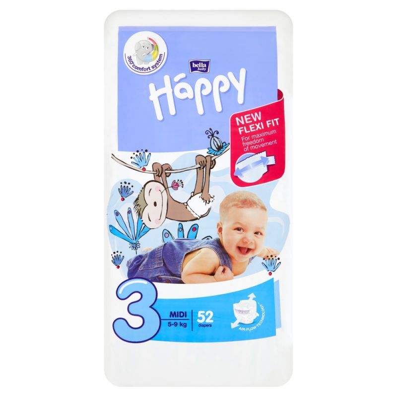 pampers pieluchy vp midi x58