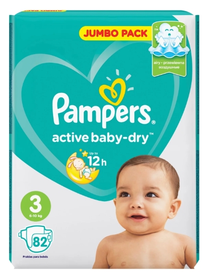 pampers flat diaper