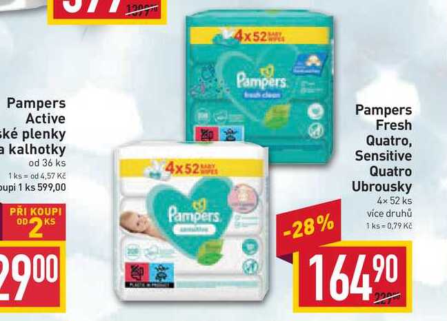 pampers niebieskie