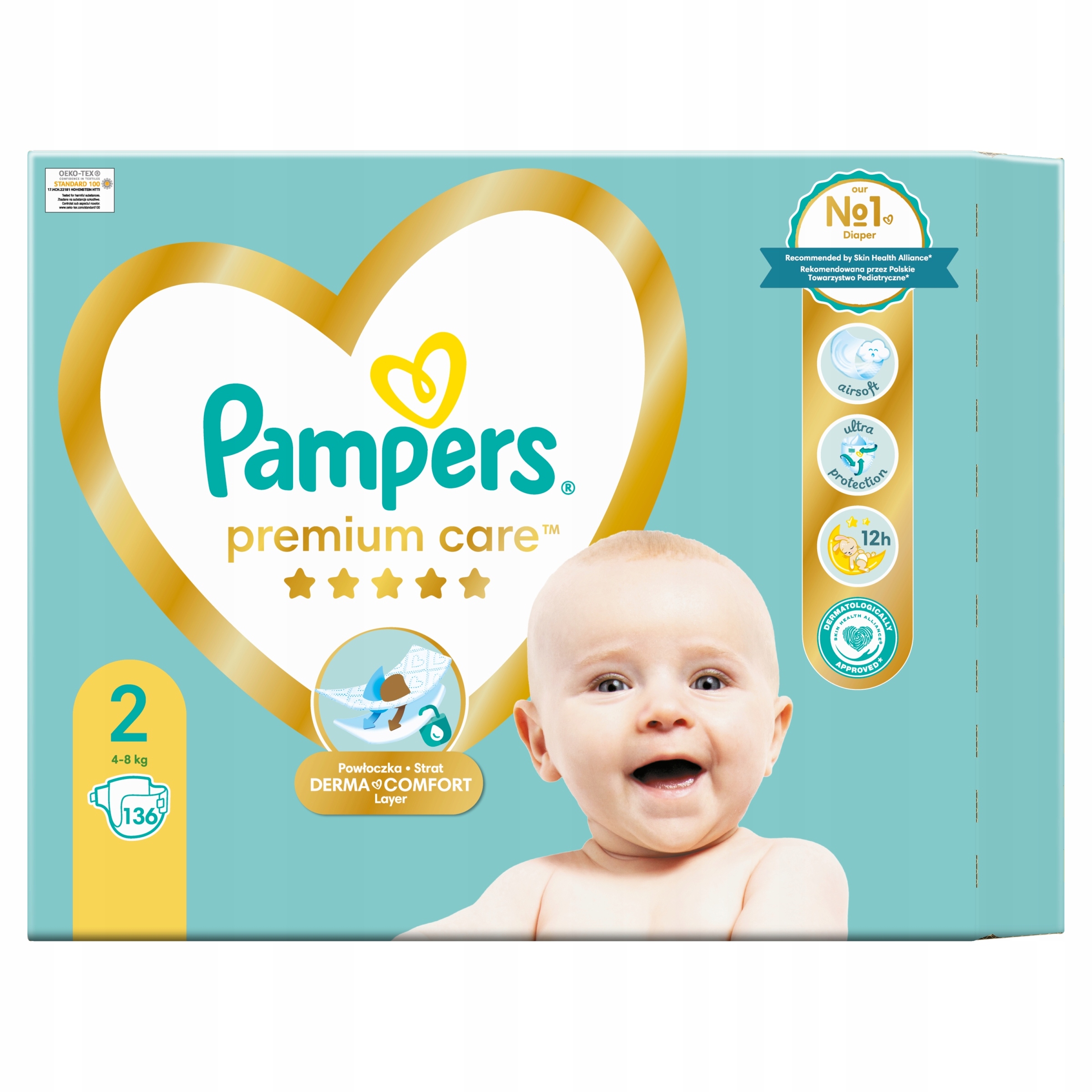 pieluchomajtki pampers premiumcare4