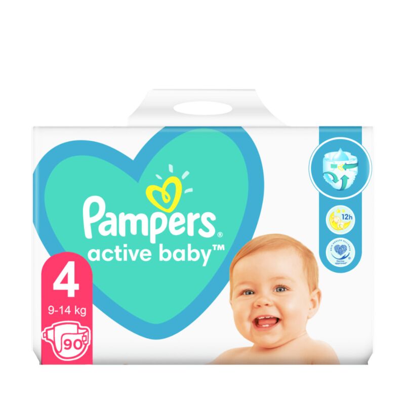 pampers active baby dry 4 8-14 kg 90 szt cena