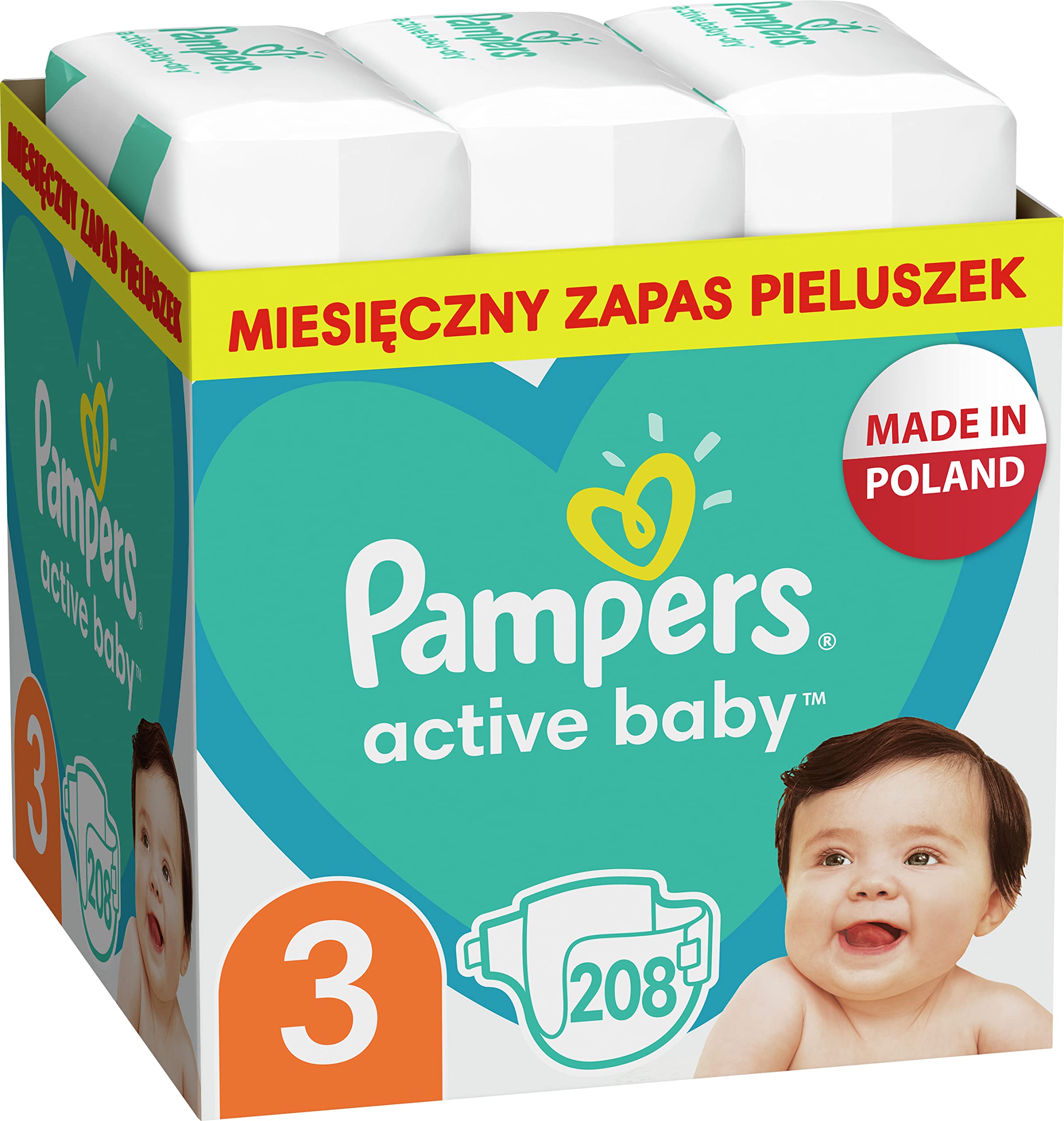 pampers activ baby dry 4 szt