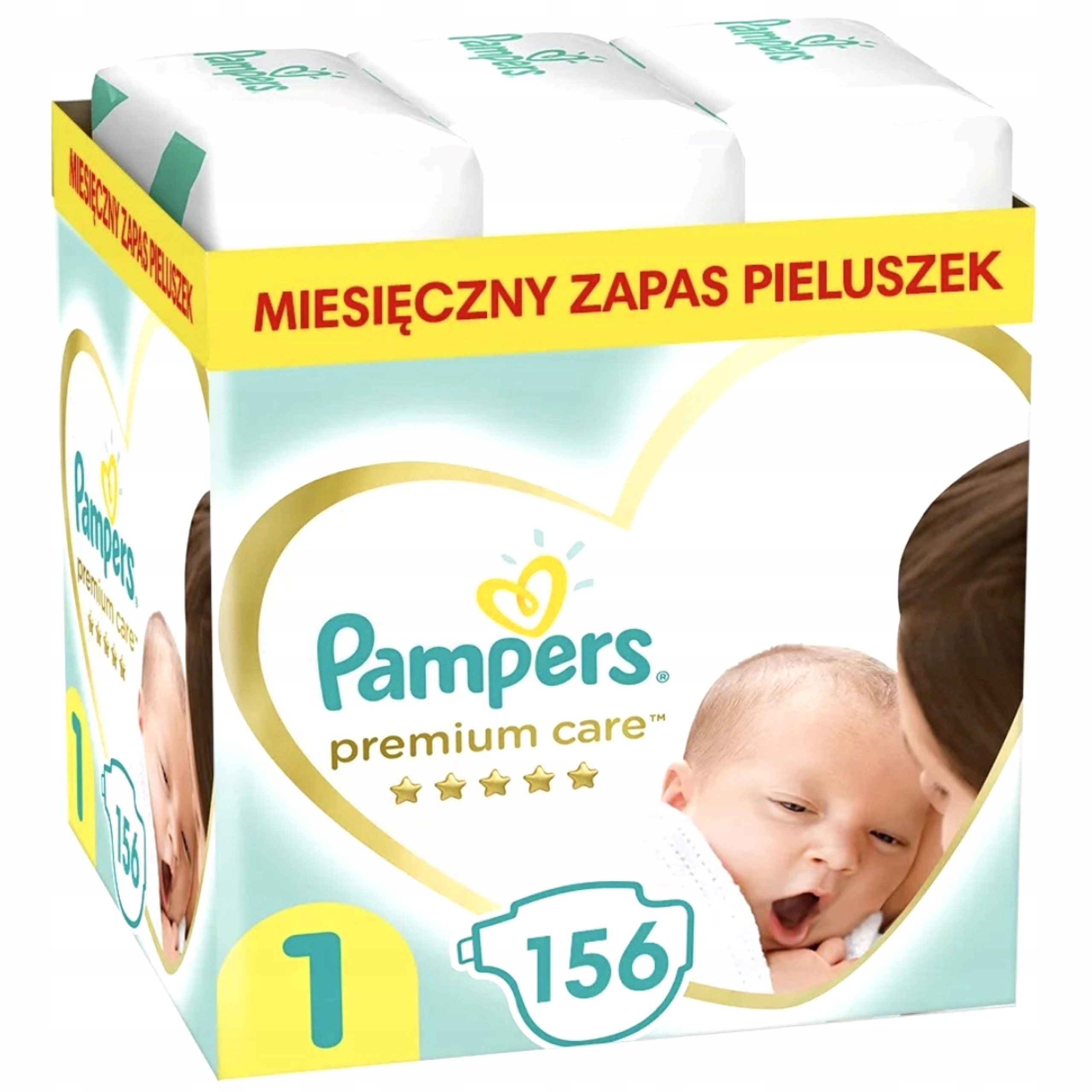 pampers new baby-dry 1 new born 2-5kg 43szt pieluszki jednorazo