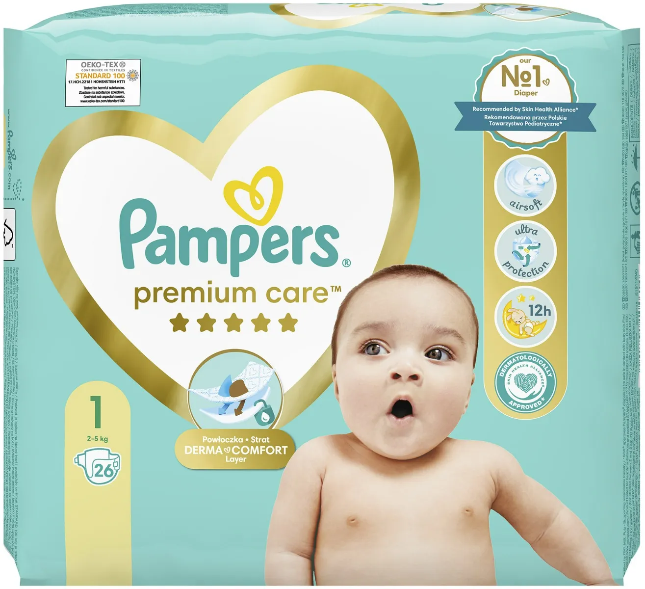 pieluchomajtki pampers 4 plaster z tyłu