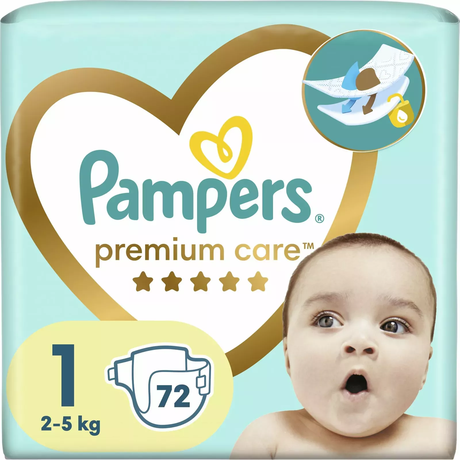 pampers premium care 2 72 cena