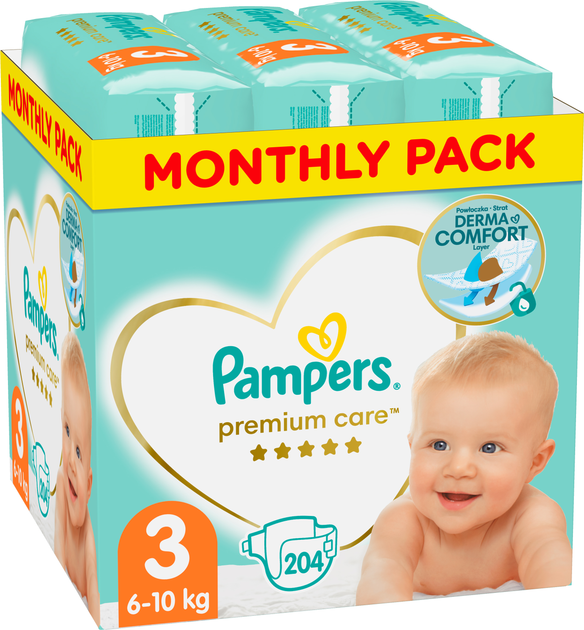 pampers 3 152 szt