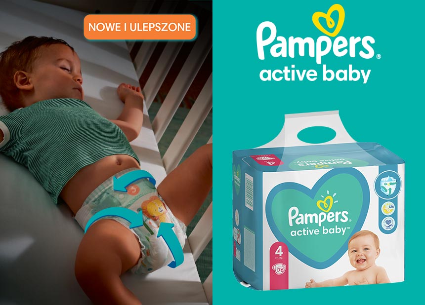 pampers zielony