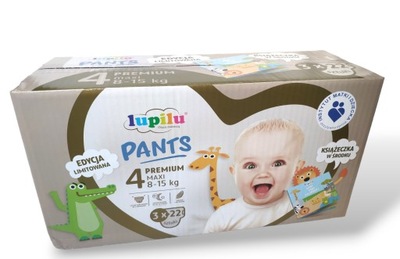 pieluchomajtki pampers pants 4 mega pack