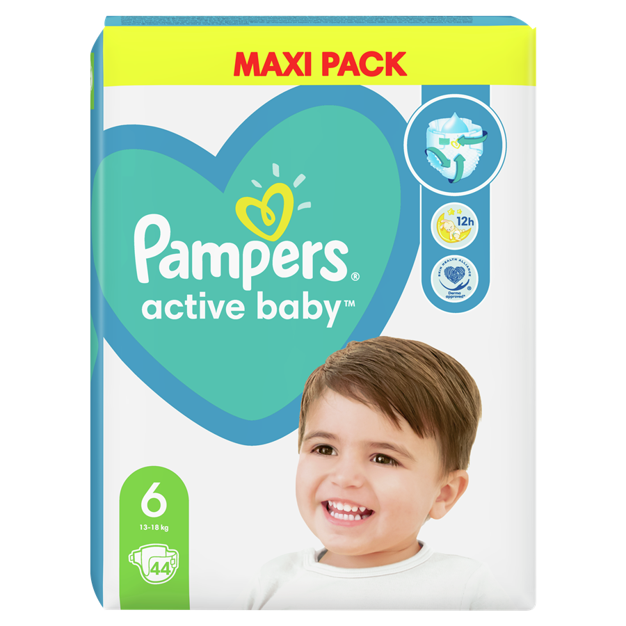 pampers active baby dry 4 76 szt