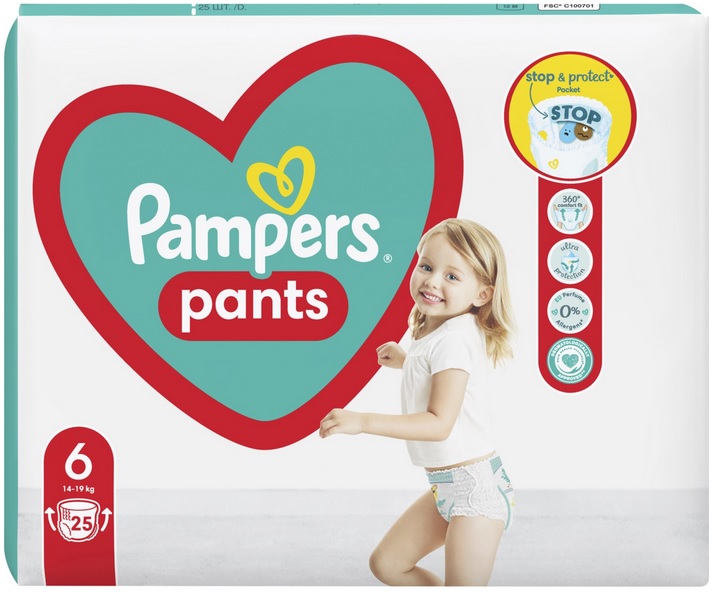 pampers 6 cena