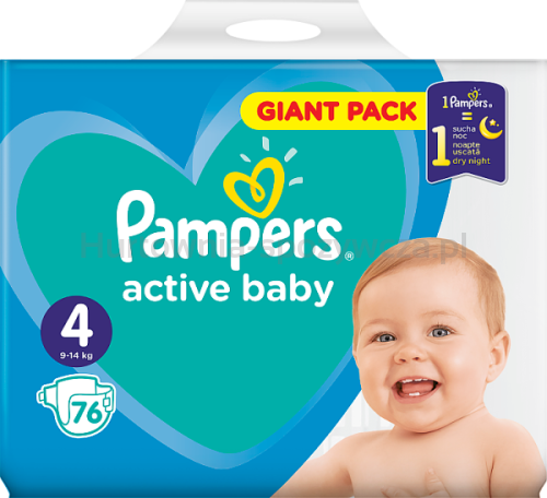 pieluchy pampers activ baby premium