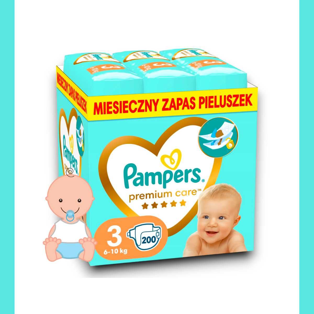 pampersy pampers tanio