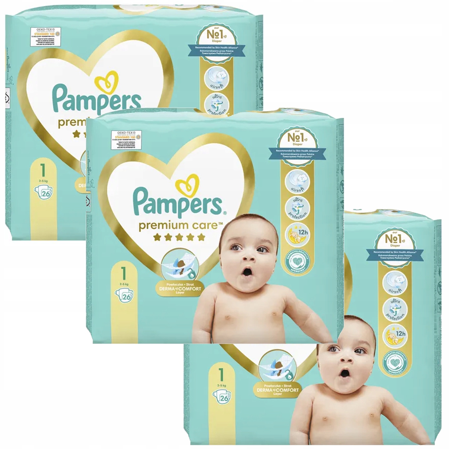 pampers new baby dry 144 sztuki