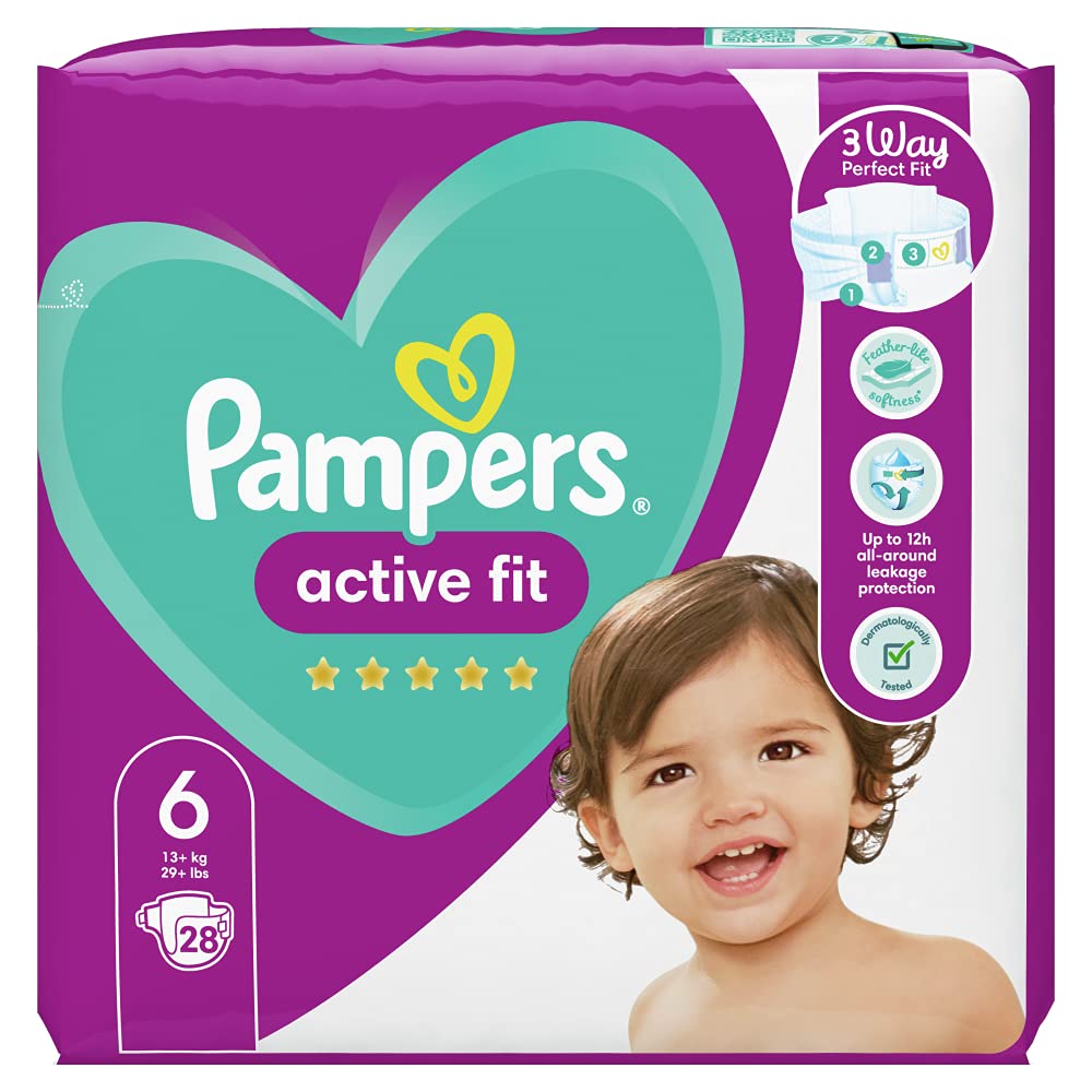 pampers active baby 4 monthly pack