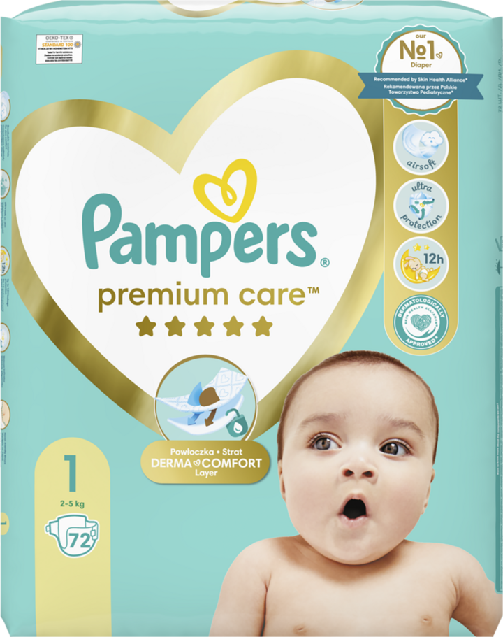 pampers premium care czy new born