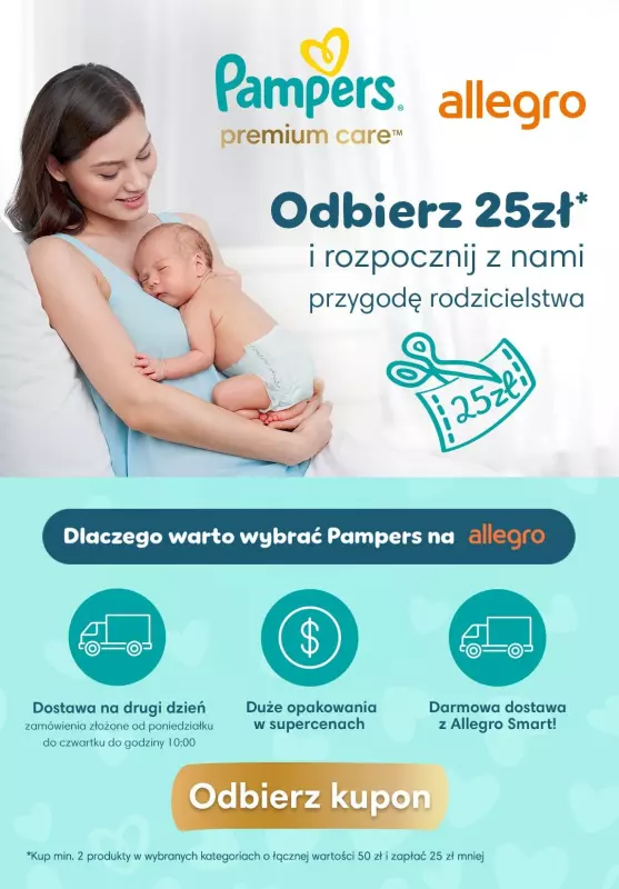 pampers size 4 giga pack allegro