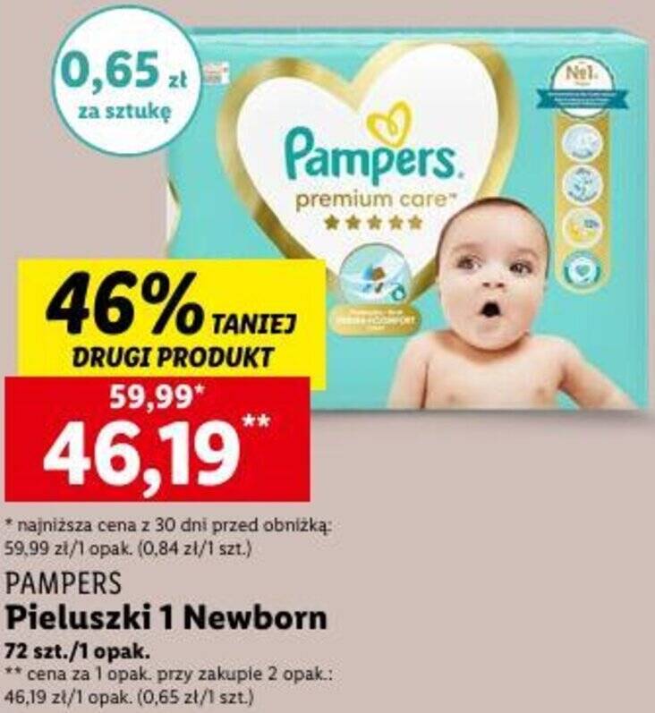 pampers premium care znacznik moczu