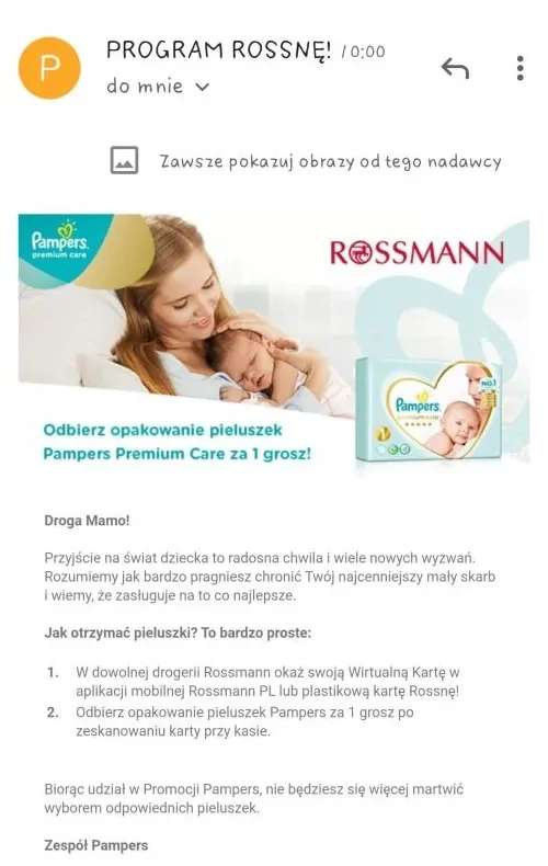 pampers jak.wysokona.bioderkach