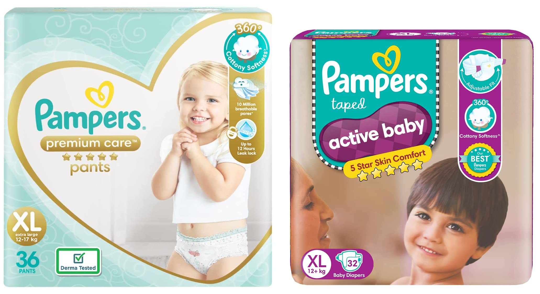 tesco pieluchy pampers care 1