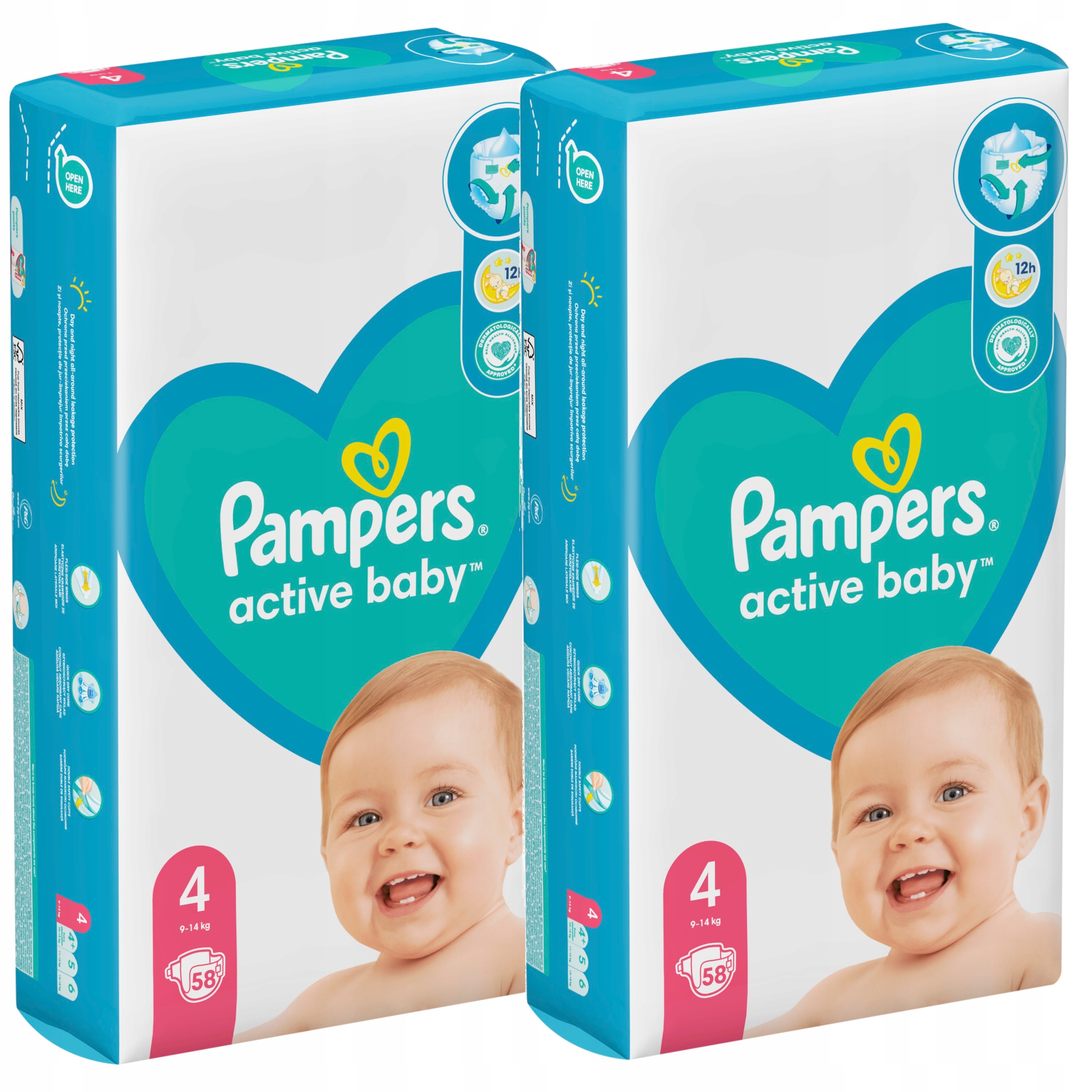 pieluchy pampers pants 4 52 szt