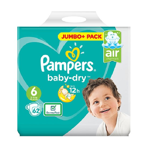 pampers new born dry