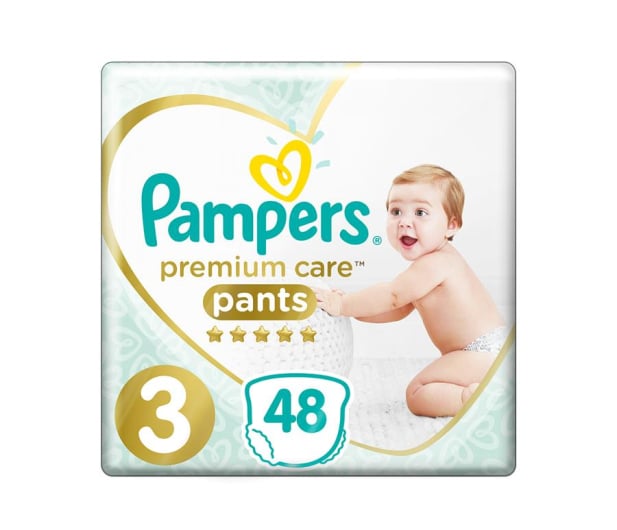 pampers premium care 2 białe a zielone opakowanie