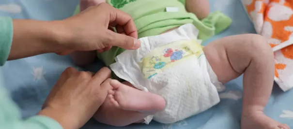 chusteczki nawilżające pudełko box pampers