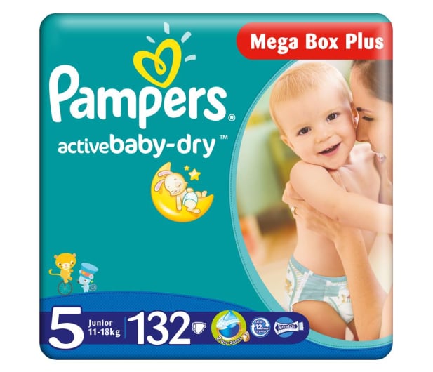 chusteczki nawilżane w pojemniku pampers