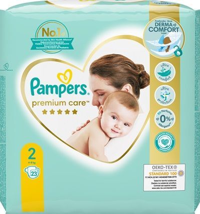 pampers pieluszki new born premium care