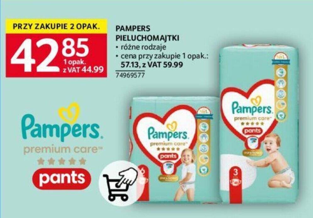 pampers aktiv baby roz 5 64 szt