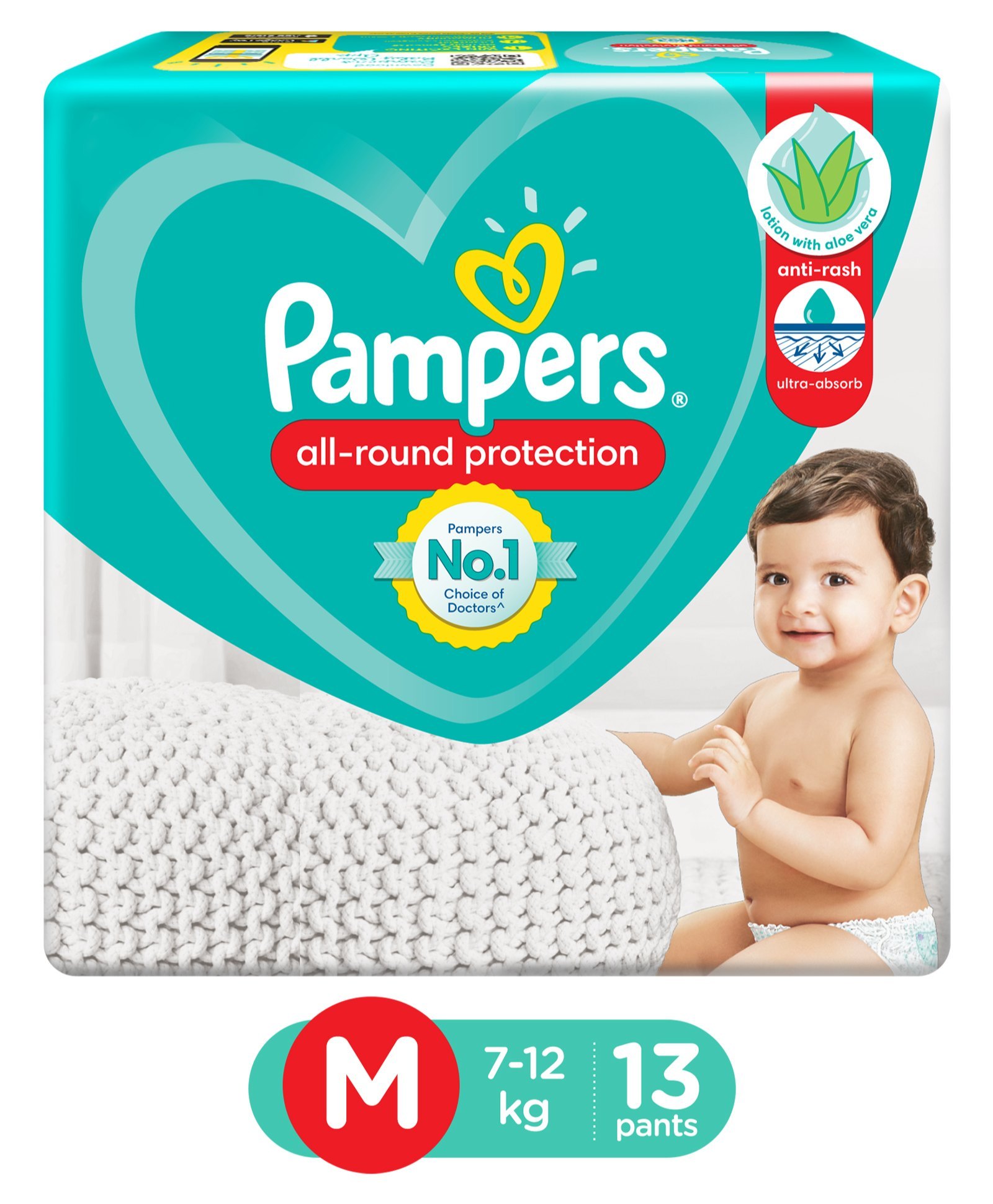 pampers przód tył