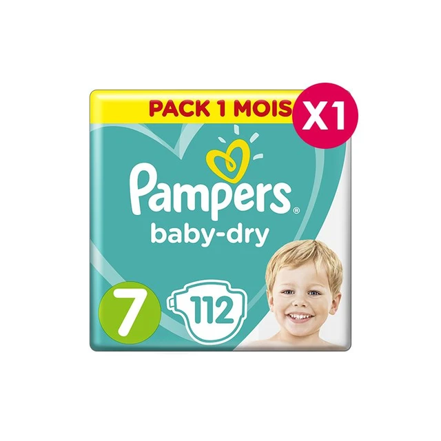 carrefour couches pampers taille 5