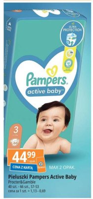 pieluchy pampers 3 promocja