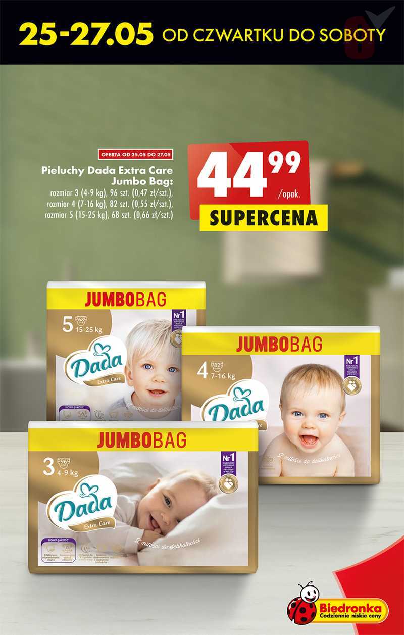 pieluszki jednorazowe dada premium