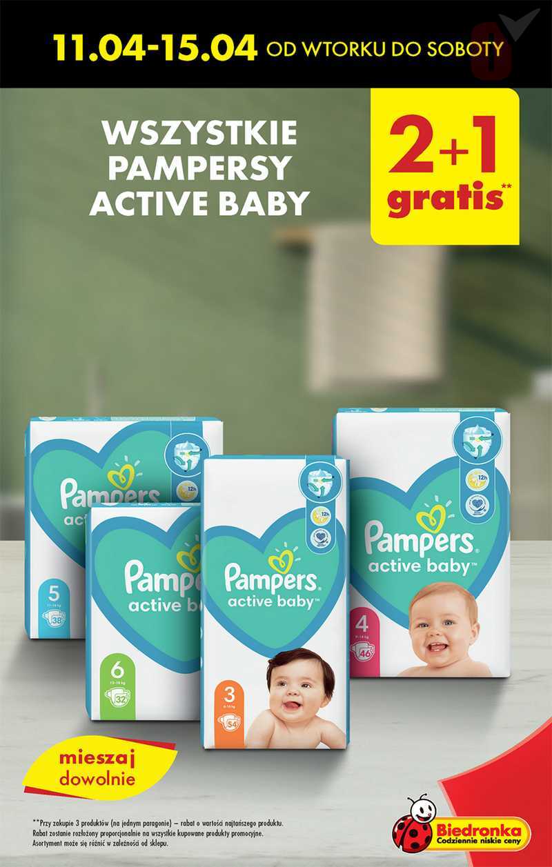 niezwykle maluchy pampers